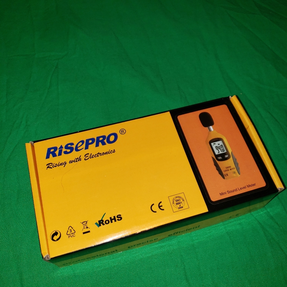 Risepro Mini Digital Sound Level Meter New Open Box